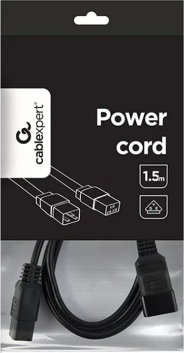 CABLEXPERT καλώδιο τροφοδοσίας C19 to C20, 1.5m — εικόνα 3