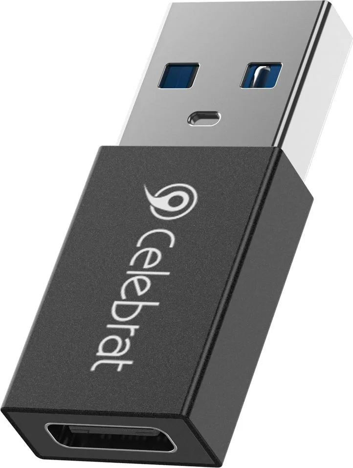 CELEBRAT αντάπτορας USB 3.0 σε USB-C CA-01, 3A, 5Gbps, μαύρος — εικόνα 5