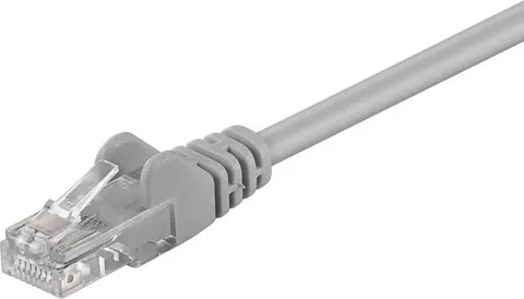 GOOBAY καλώδιο δικτύου 68387, CAT 5e U/UTP, CCA, 7.5m, γκρι