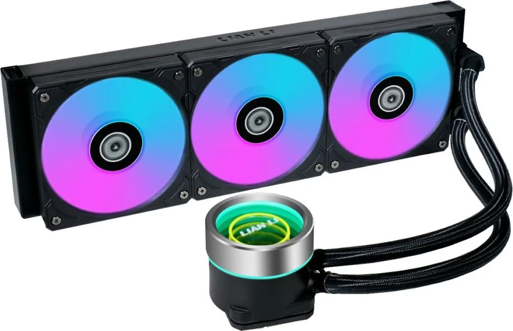 LIAN LI Galahad II Trinity 360 Black - AIO GPU Liquid Cooler with ARGB Fans — εικόνα 2
