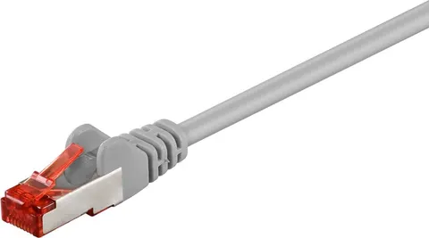 GOOBAY καλώδιο δικτύου 93568, CAT 6 S/FTP (PiMF), CCA, 0.5m, γκρι
