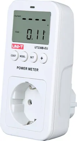 UNI-T μετρητής κατανάλωσης ρεύματος UT230B-EU με οθόνη, 16Α