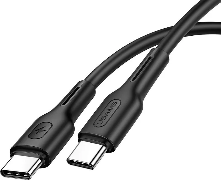USAMS καλώδιο USB Type-C U43, 5A 100W, PD, 1.2m, μαύρο — εικόνα 2