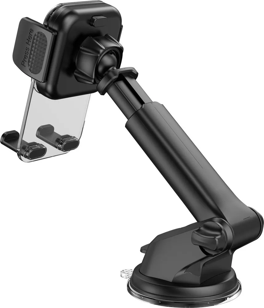 POWERTECH βάση smartphone αυτοκινήτου PT-1238, ταμπλό & αεραγωγών, μαύρη — εικόνα 4
