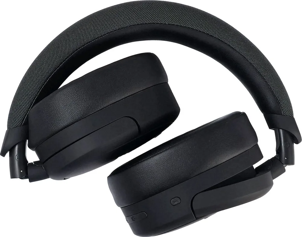 POWERTECH headphones PT-1462, ενσύρματα & ασύρματα, ANC & ENC, 40mm, 300mAh, μαύρα — εικόνα 6