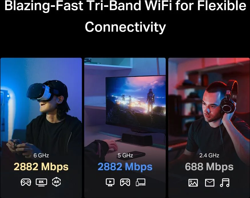 MERCUSYS κάρτα δικτύου WiFi 7 & Bluetooth MA37BE, 6500Mbps BE6500, PCIe, V1.0 — εικόνα 4