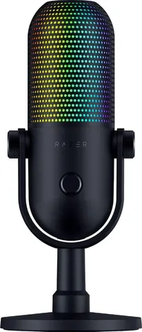 Razer Seiren V3 Chroma 32 Bit Black - USB RGB Mic - AI Audio Processing - Noise Isolation - Mute