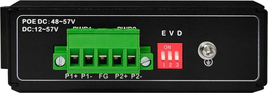 HIMAX industrial PoE switch PS1402G-I, 4x GE PoE & 2x GE θύρες, έως 1000Mbps — εικόνα 3