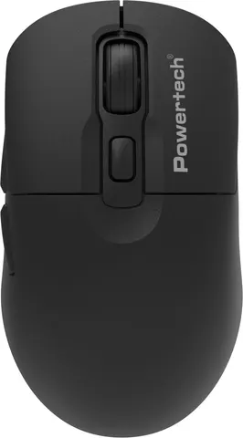 POWERTECH ασύρματο ποντίκι PT-1542, 2.4GHz, έως 5000DPI, αθόρυβο, μαύρο