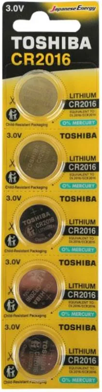 Μπαταρίες Toshiba ΑΛΚΑΛΙΚΕΣ CR 2016 (1 ΤΕΜ) — εικόνα 2