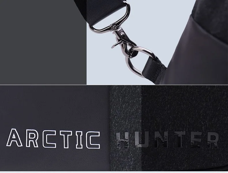ARCTIC HUNTER τσάντα Crossbody XB0058, 5L, μαύρη — εικόνα 5
