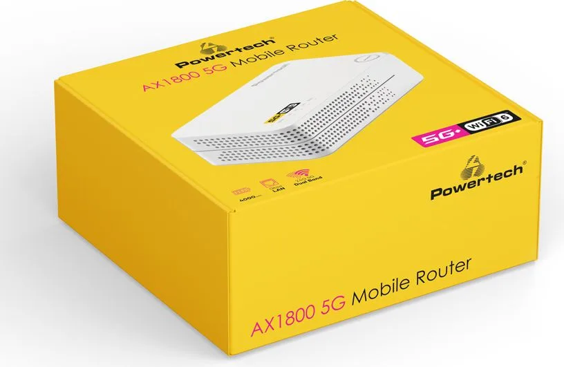 POWERTECH 5G mobile router PT-1511, WiFi 6, AX1800 dual band, 4000mAh — εικόνα 3