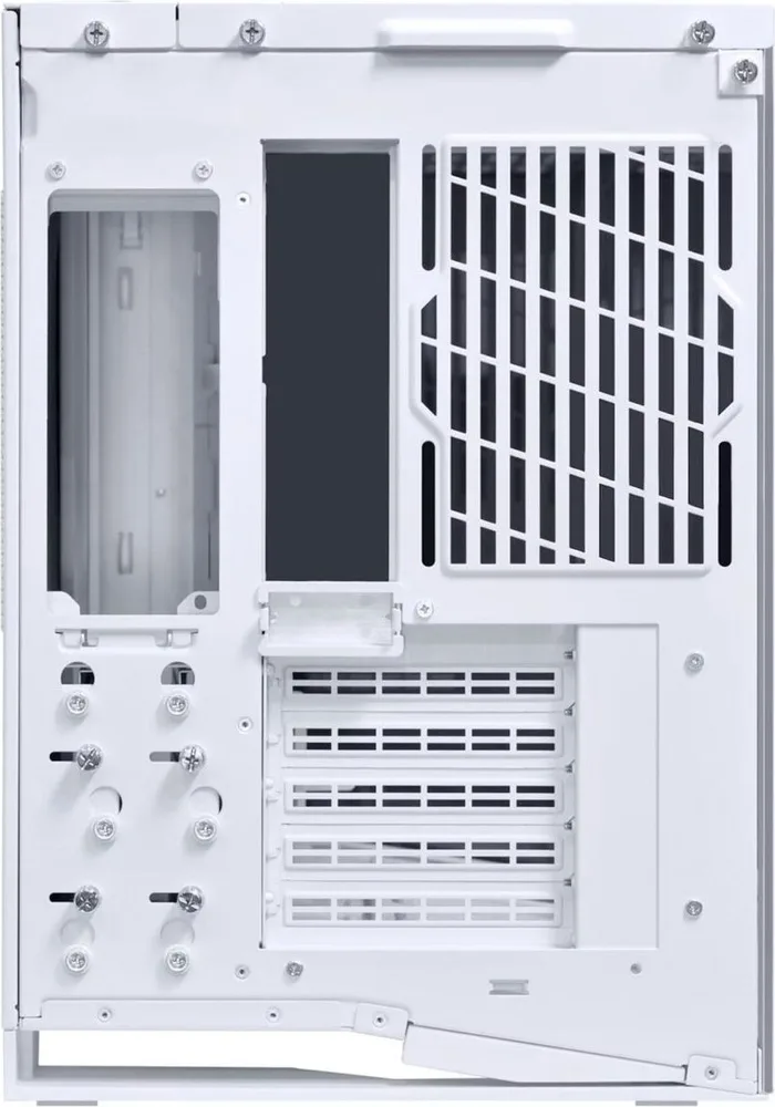LIAN LI O11D Mini V2 Flow White - ATX PC Gaming Case - 5x Fans - Improved Airflow - GPU Support Brac — εικόνα 5