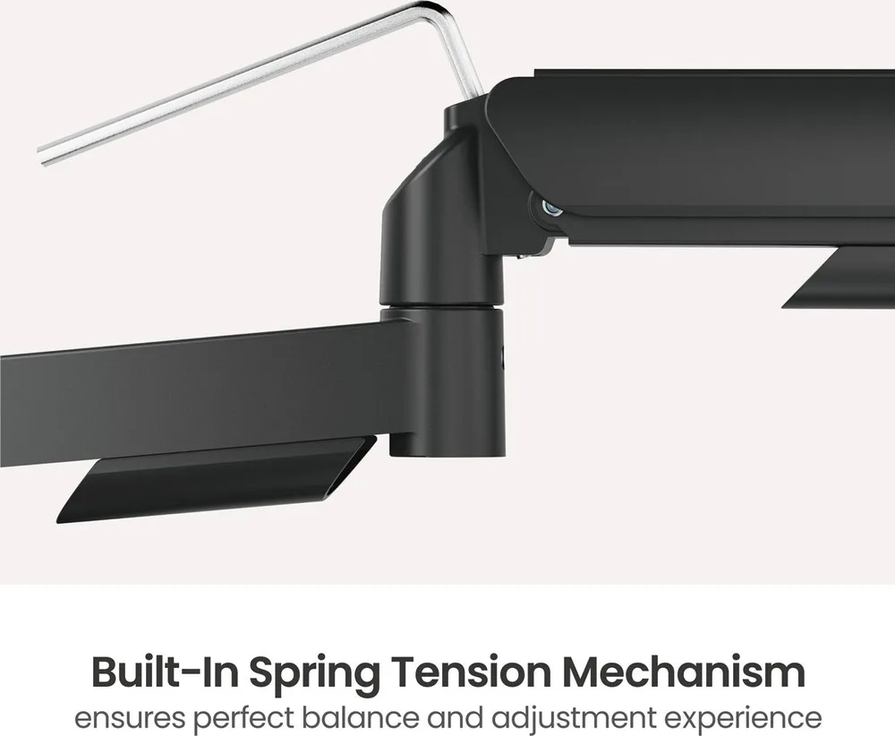 POWERTECH βάση γραφείου για 2x οθόνες PT-1628, 17-32", έως 9kg — εικόνα 4