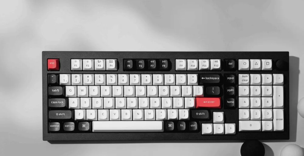 Keychron Q5 HE (Q5H-M1) QMK Wireless Custom Hall Effect Keyboard Purple Switch 96% US Layout — εικόνα 6