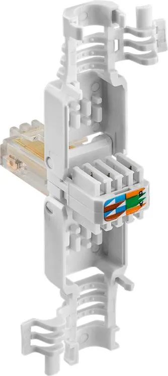 GOOBAY βύσμα RJ45 CAT 5e UTP 68859, tool-free, λευκό — εικόνα 2