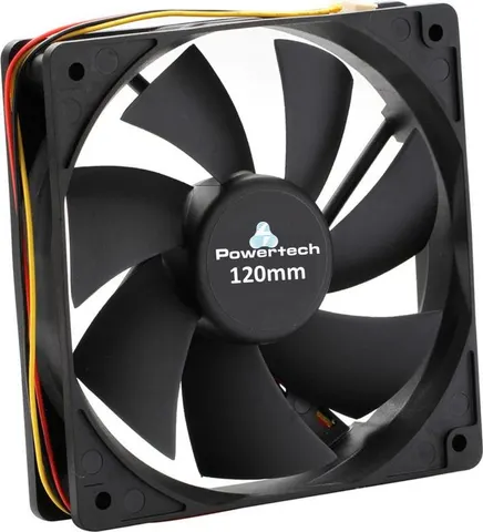 POWERTECH ανεμιστήρας PT-156, 120 x 120 x 25mm, 12V, 3pin & 4 βίδες