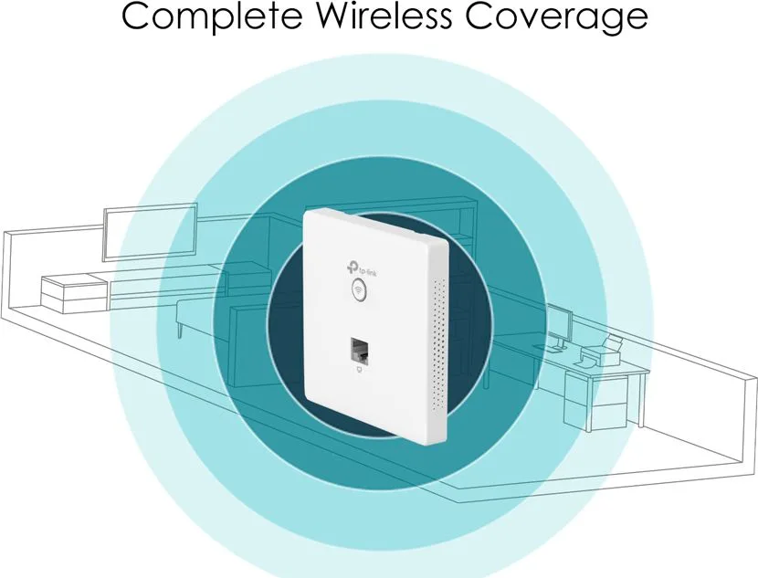 TP-LINK ασύρματο access point EAP115-Wall 300Mbps, επιτοίχιο, Ver. 1.0 — εικόνα 4