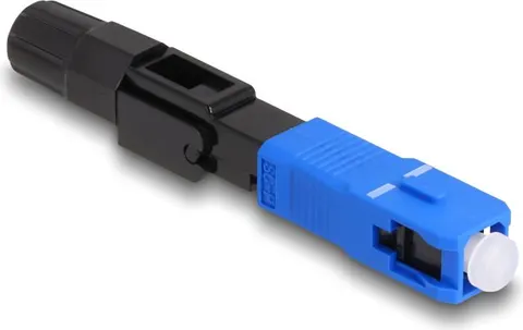 DELOCK σύνδεσμος οπτικής ίνας SC Simplex 87990, μαύρος