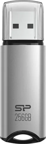 SILICON POWER USB Flash Drive Marvel M02, 256GB, USB 3.2, γκρι