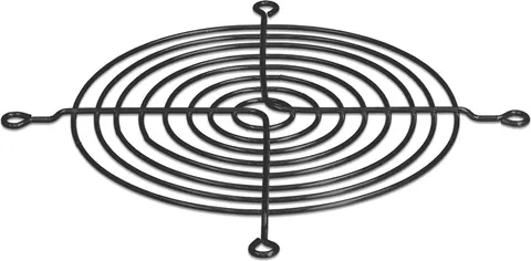 DELOCK σχάρα για 120mm ανεμιστήρα 67670, μεταλλική, μαύρη