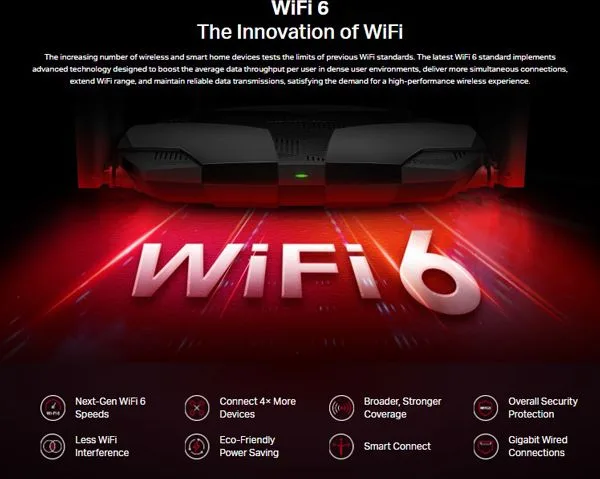 MERCUSYS router MR70X, Wi-Fi 6, 1800Mbps AX1800, Dual Band, Ver. 1.0 — εικόνα 2