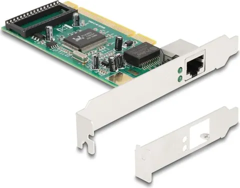 DELOCK κάρτα επέκτασης PCI σε 1x RJ45 Gigabit 88084, 1000Mbps