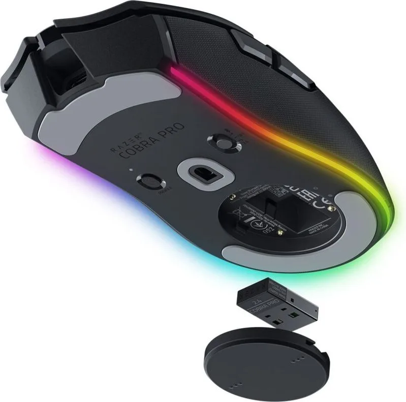 Razer COBRA PRO - Wireless Gaming Mouse - 30000 DPI - RGB UNDERGLOW - Bluetooth / 2.4Ghz - 77g — εικόνα 5