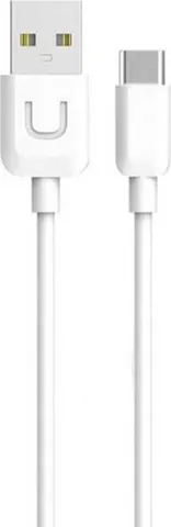 USAMS καλώδιο USB-C σε USB US-SJ099, 2.1A, 1m, λευκό