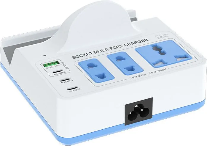 RELIFE σταθμός φόρτισης RL-309H, USB/3x USB-C/3x DC/wireless, 72W, λευκός — εικόνα 9