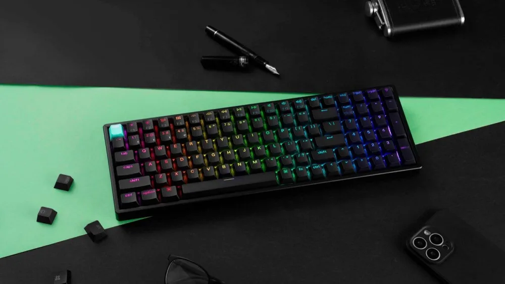 Keychron K4 HE (K4H-J1) Shine-Through Wireless Magnetic Hall Effect RGB Keyboard 96% US Layout — εικόνα 3