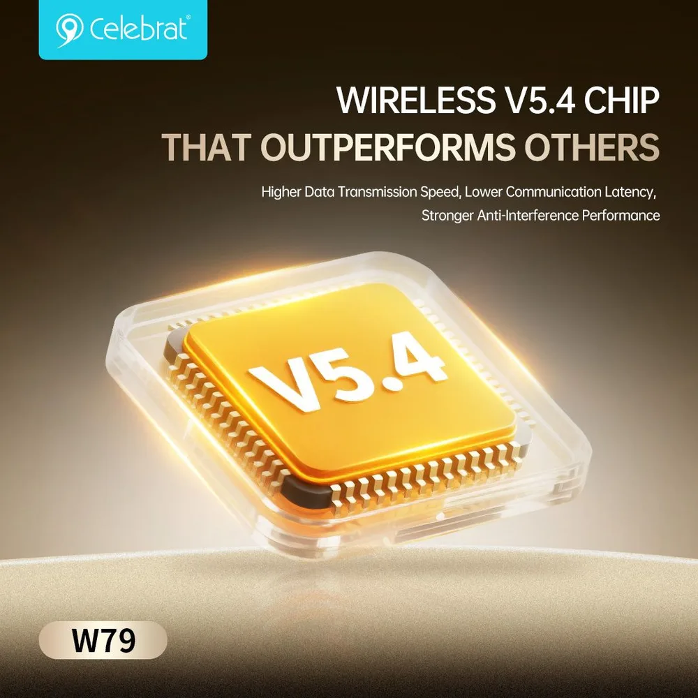 CELEBRAT earphones με θήκη φόρτισης W79, True Wireless, 13mm, 30/300mAh, μαύρα — εικόνα 4