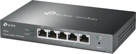 TP-LINK Gigabit VPN router ER605, 5x Ethernet port, Ver 1.0