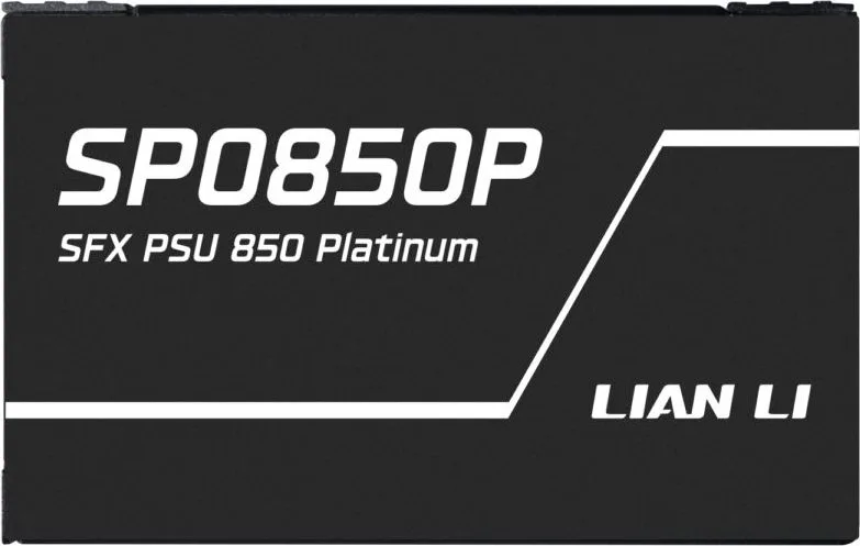 LIAN LI SP0850P Black - 850W 80+ Platinum PSU - 10 Years Warranty - 12V-2x6 - Japanese Capacitors — εικόνα 3