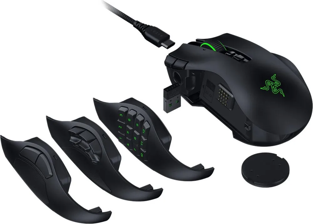 Razer Naga V3 Pro - Wireless MMO Gaming Mouse - 280Hr Battery - Swappable Side Plates - 23 Buttons — εικόνα 2