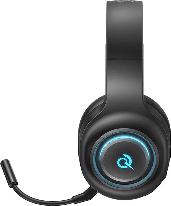 QCY Heroad V200 Wireless Quad Black - Bluetooth & WiFi & USB-A & USB-C RGB Gaming Headset PS4/PS5/PC — εικόνα 5
