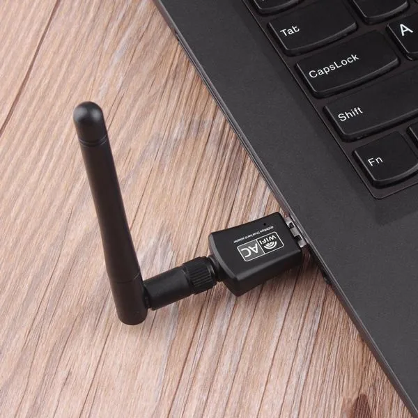 POWERTECH ασύρματος USB αντάπτορας δικτύου PT-1042, 600Mbps, 2.4/5GHz — εικόνα 2