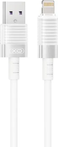 XO NB-Q282A καλώδιο ΣΙΛΙΚΟΝΗΣ Lightning 6A, λευκό