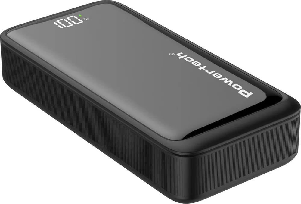 POWERTECH power bank PT-1327 με οθόνη, 20000mAh, 22.5W, μαύρο — εικόνα 3