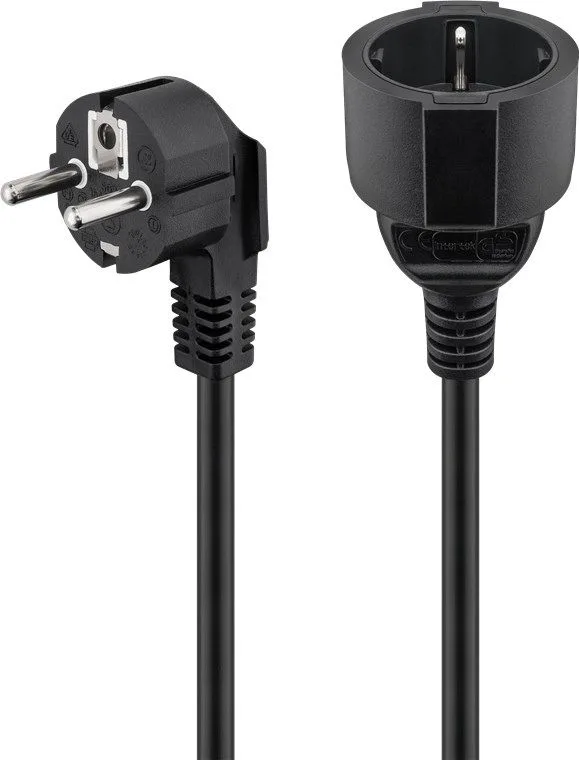 GOOBAY μπαλαντέζα προέκταση ρεύματος 93095, schuko, 3x 1.5mm², 10m, μαύρη — εικόνα 6