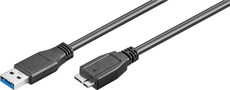 GOOBAY καλώδιο USB 3.0 σε micro Type B 95734, 5 Gbit/s, 0.5m, μαύρο — εικόνα 2