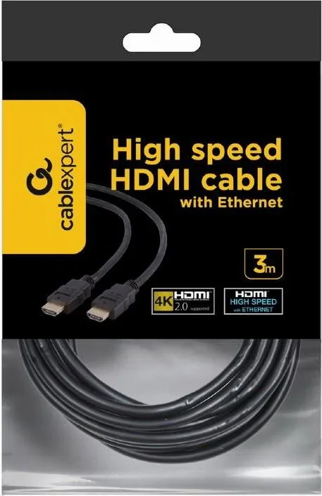 CABLEXPERT καλώδιο HDMI v2.0 Male-Male 3m — εικόνα 3