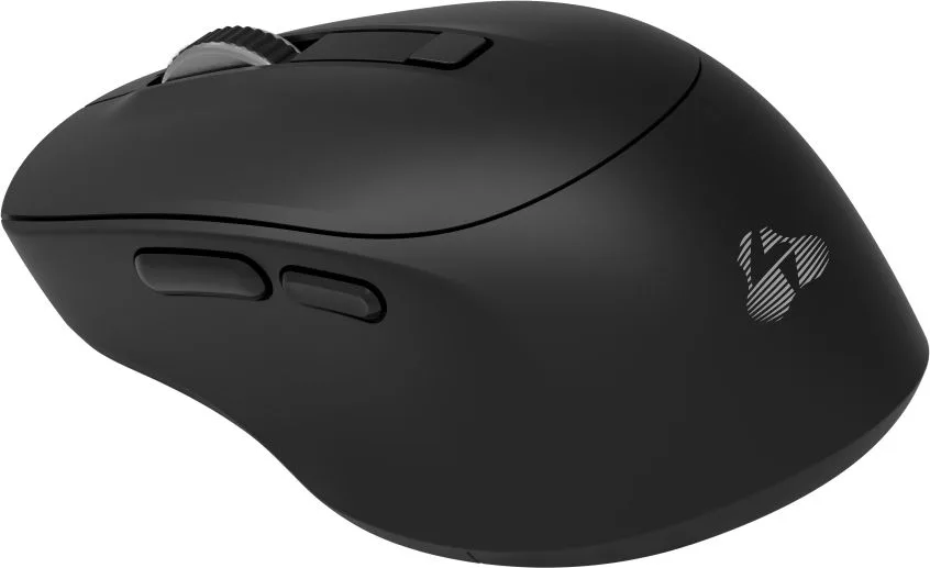 POWERTECH ασύρματο ποντίκι PT-1164, 2.4GHz & Bluetooth, 1600DPI, μαύρο — εικόνα 2