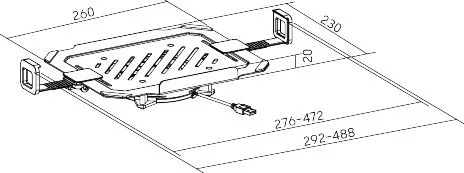 BRATECK βάση & ψύξη laptop NBH-8GL για βάση VESA, RGB, έως 17", μαύρη — εικόνα 6
