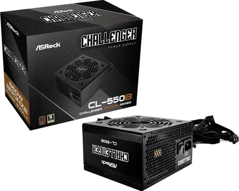 ASROCK Challenger CL-550B 550W 80 Plus Bronze ATX Power Supply