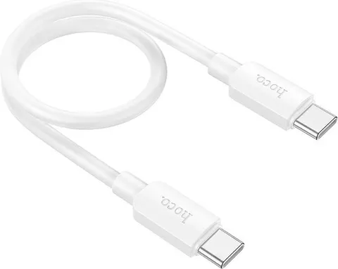 HOCO X96 καλώδιο ΜΕΤΑΦΟΡΑΣ δεδομένων 60W Hyper Type-C ΣΕ Type-C, 0.25m, λευκό