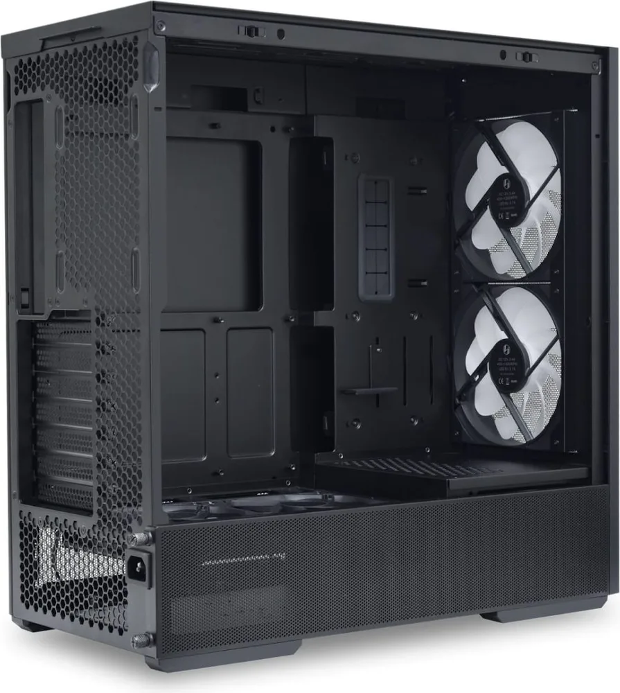 LIAN LI LANCOOL 207 Black - ATX PC Case (4 FANS) 2 x front 140 ARGB PWM & 2 bottom 120 PWM reverse — εικόνα 5