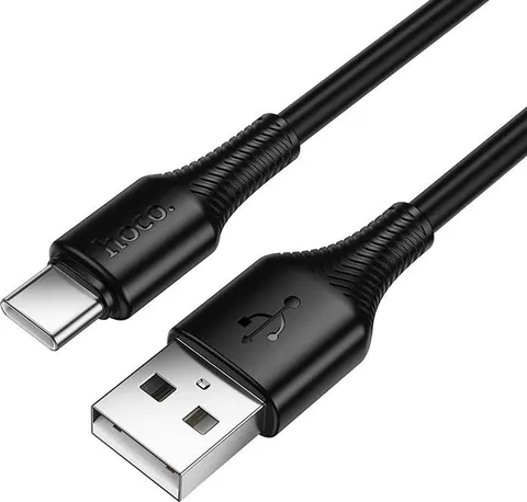 HOCO X120 Beneficio καλώδιο USB TO Type-C, 1m, 27W, μαύρο
