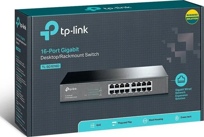 TP-LINK Desktop/Rackmount Switch TL-SG10016D 16 Θυρών, Ver. 8.0 — εικόνα 2