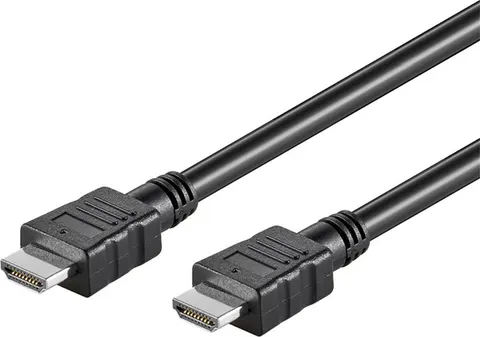 GOOBAY καλώδιο HDMI 58444 με Ethernet, 4K/30Hz, 10.2Gbps, 7.5m, μαύρο